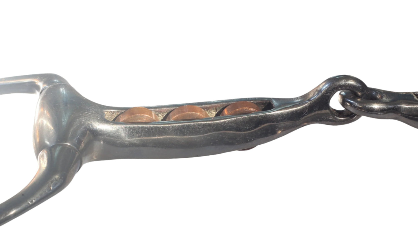 A Magennis Eggbutt Snaffle with Copper Rollers