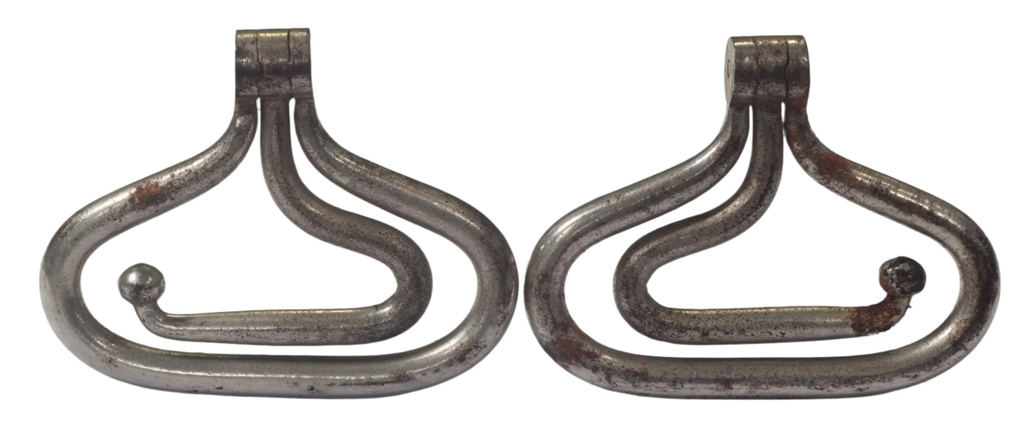 Vintage Folding Pocket Boot Pulls or Hooks