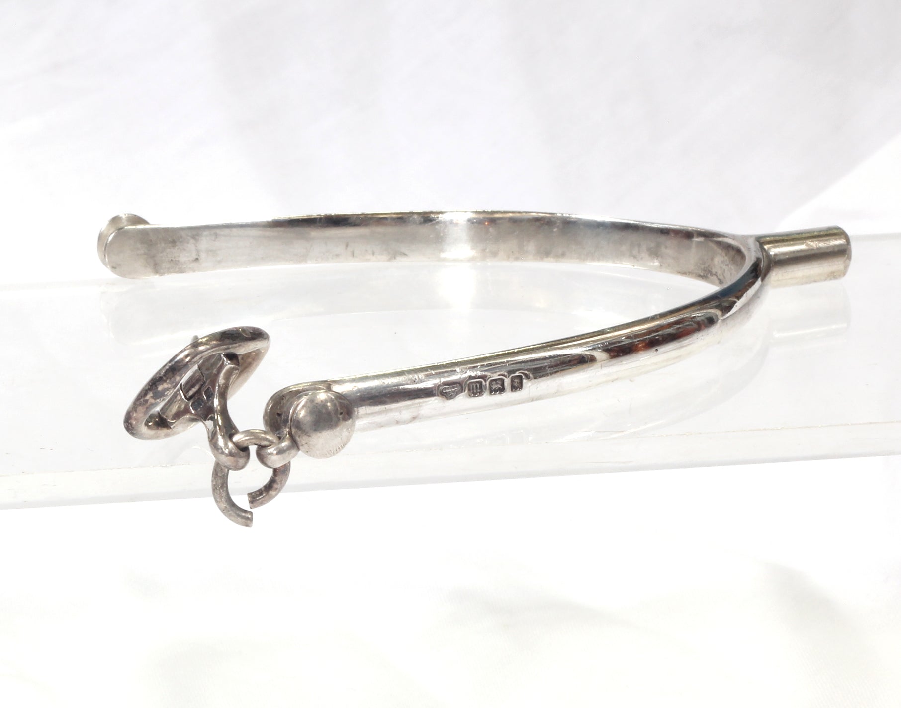 Pair of 1927 Hallmarked Silver Prince of Wales Spurs