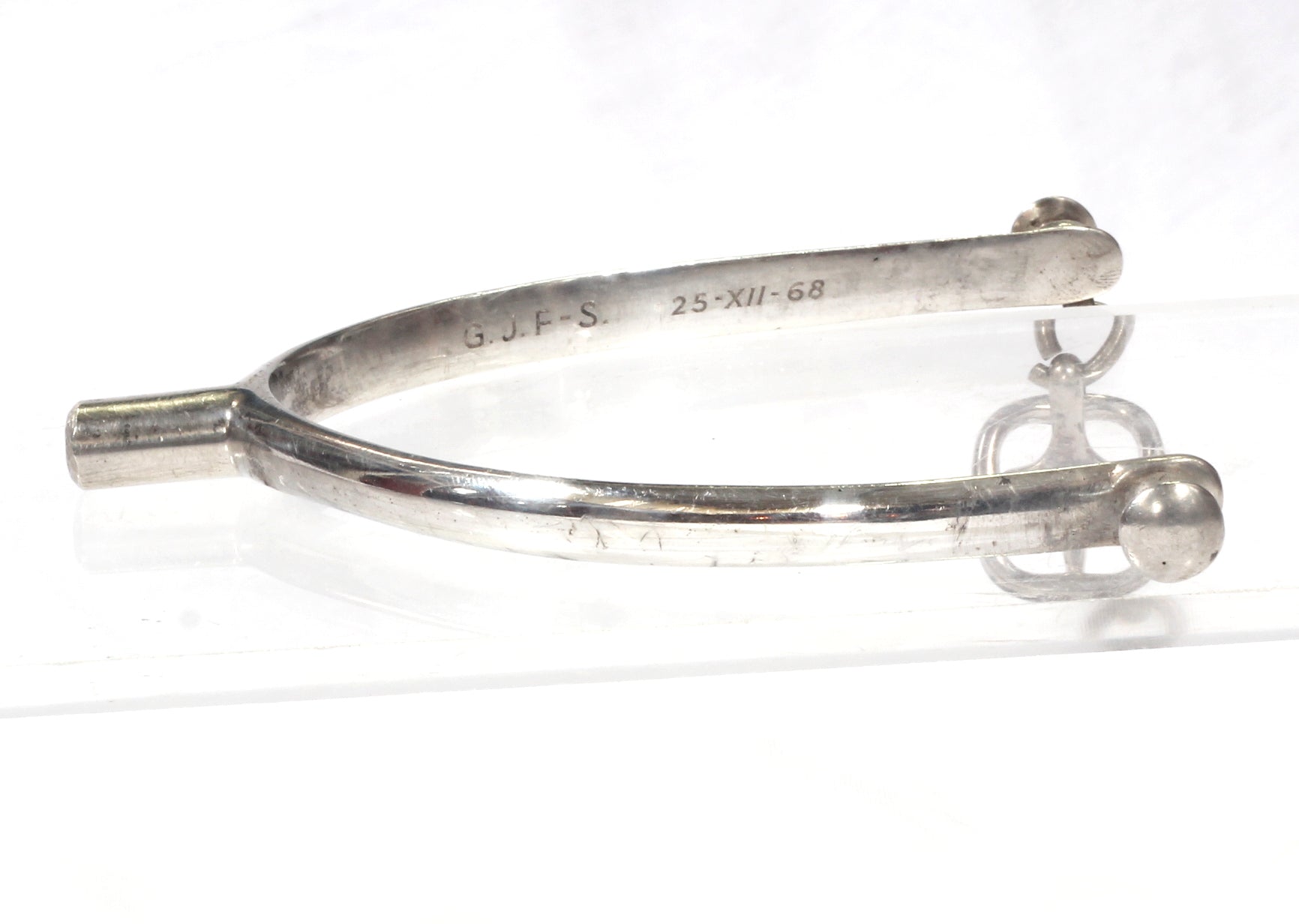 Pair of 1927 Hallmarked Silver Prince of Wales Spurs