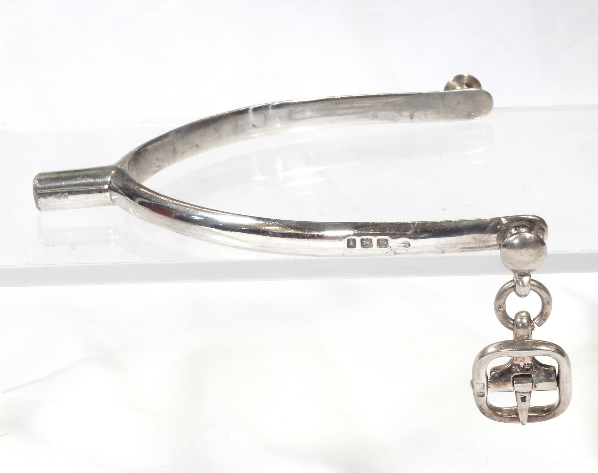 Pair of 1927 Hallmarked Silver Prince of Wales Spurs
