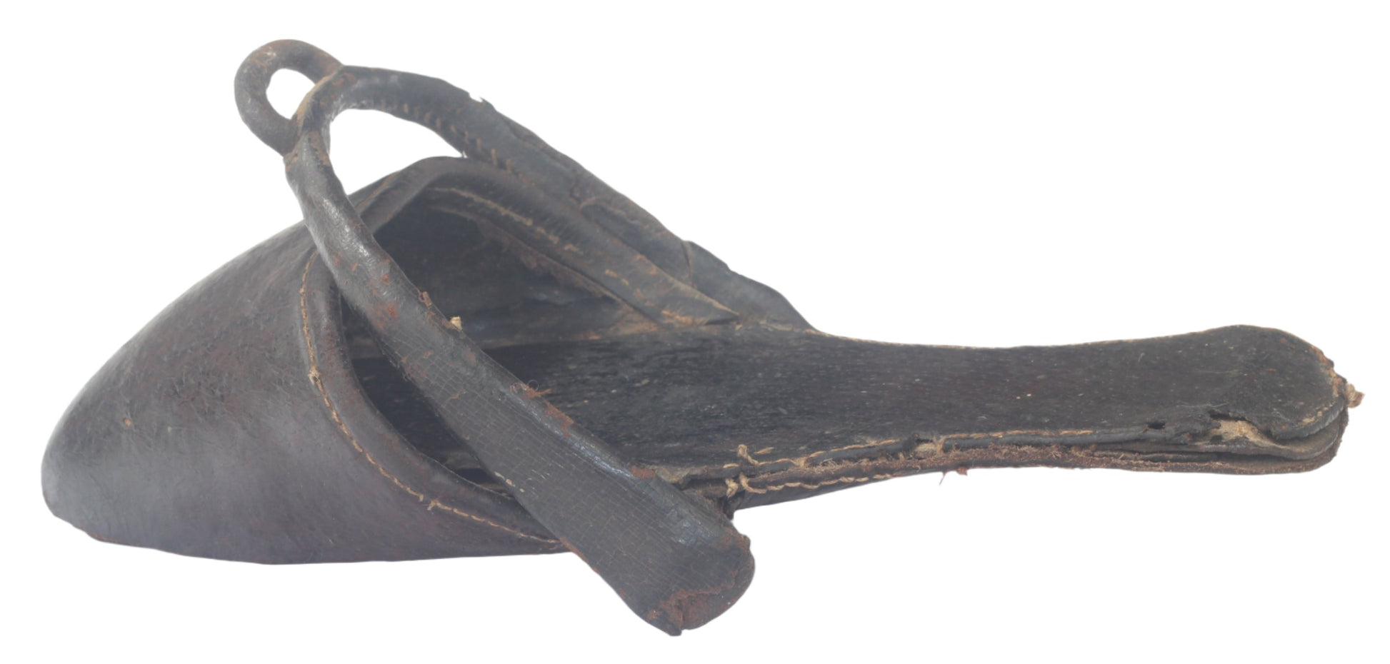 Antique Leather Sidesaddle Slipper Stirrup