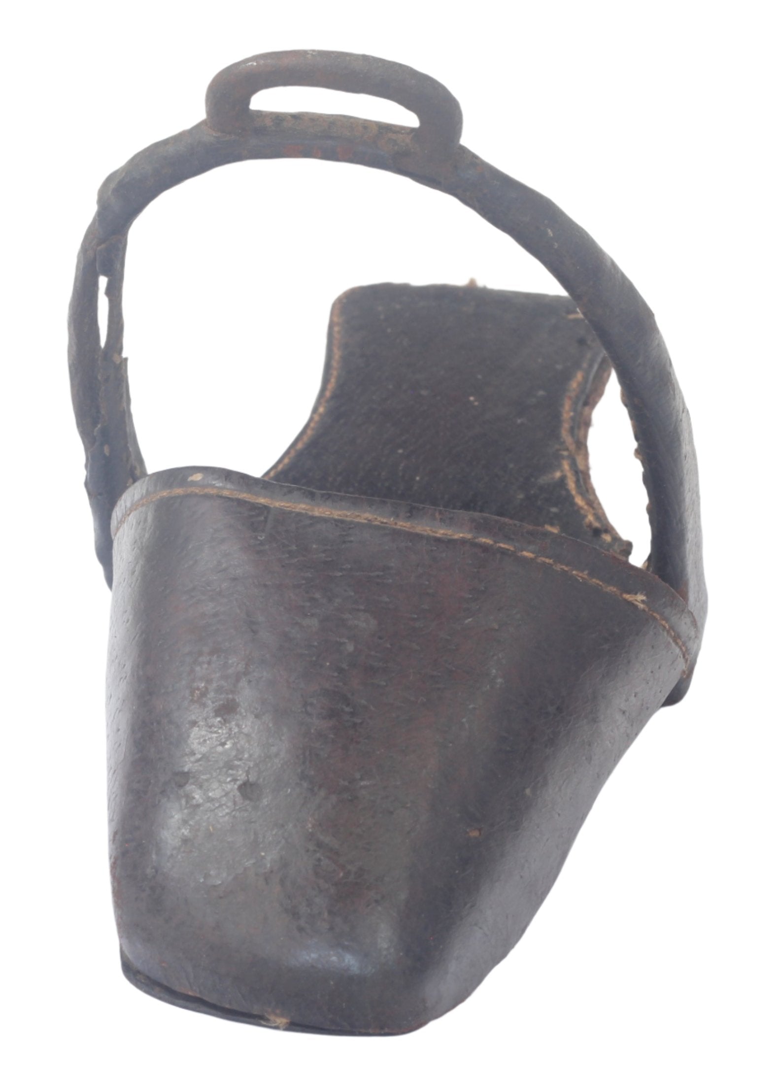 Antique Leather Sidesaddle Slipper Stirrup