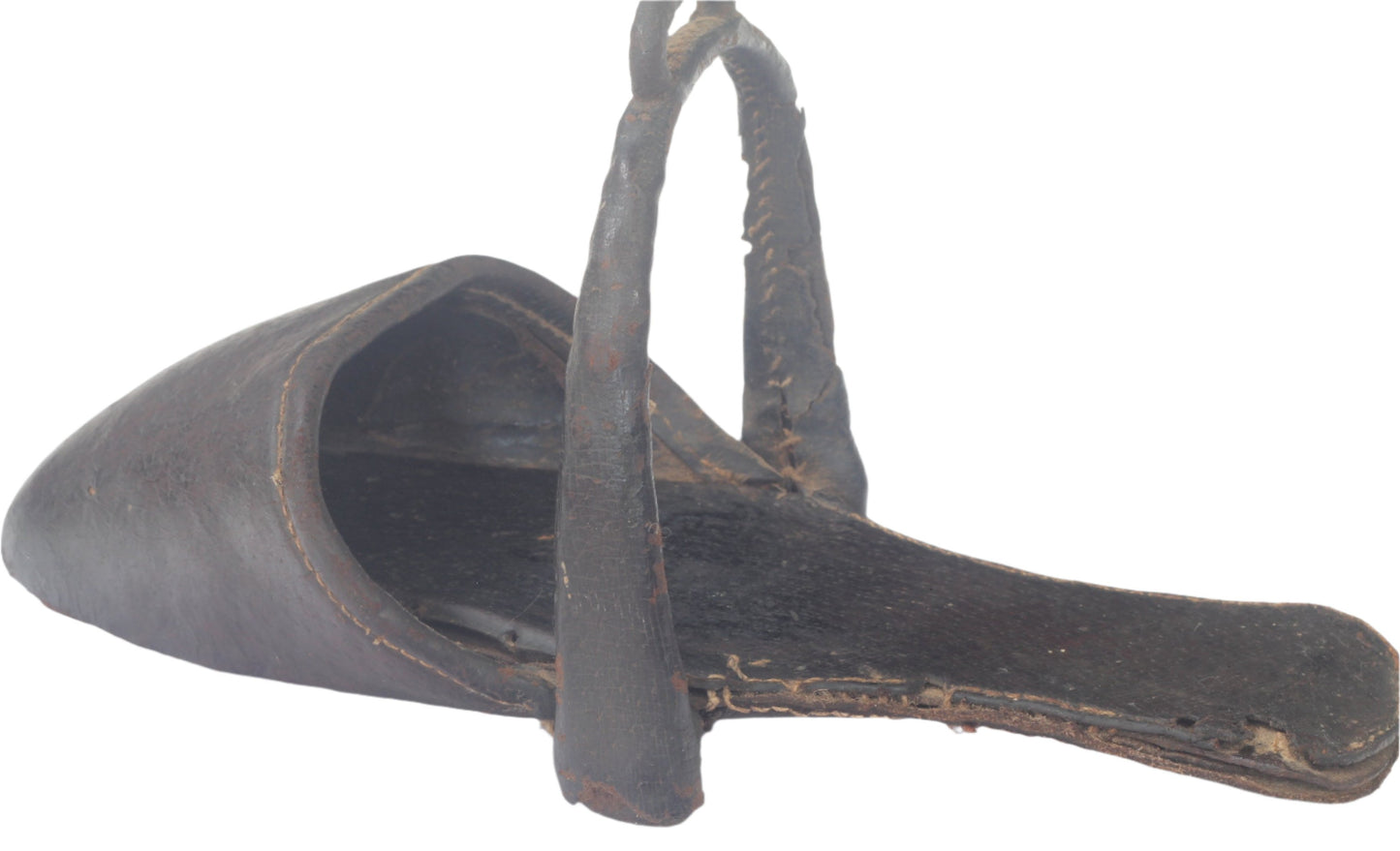 Antique Leather Sidesaddle Slipper Stirrup