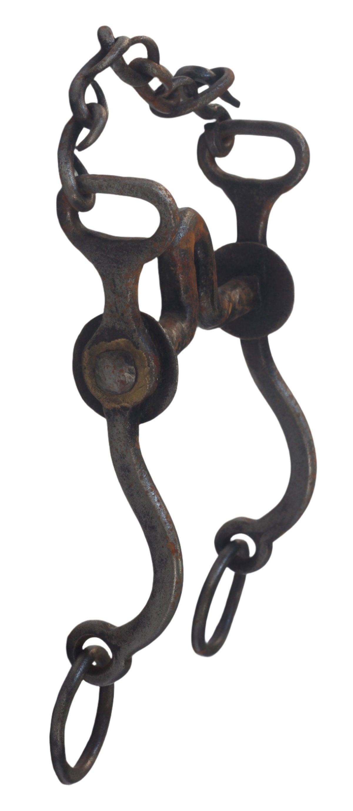 An Antique Hand Forged Steel Curb Bit