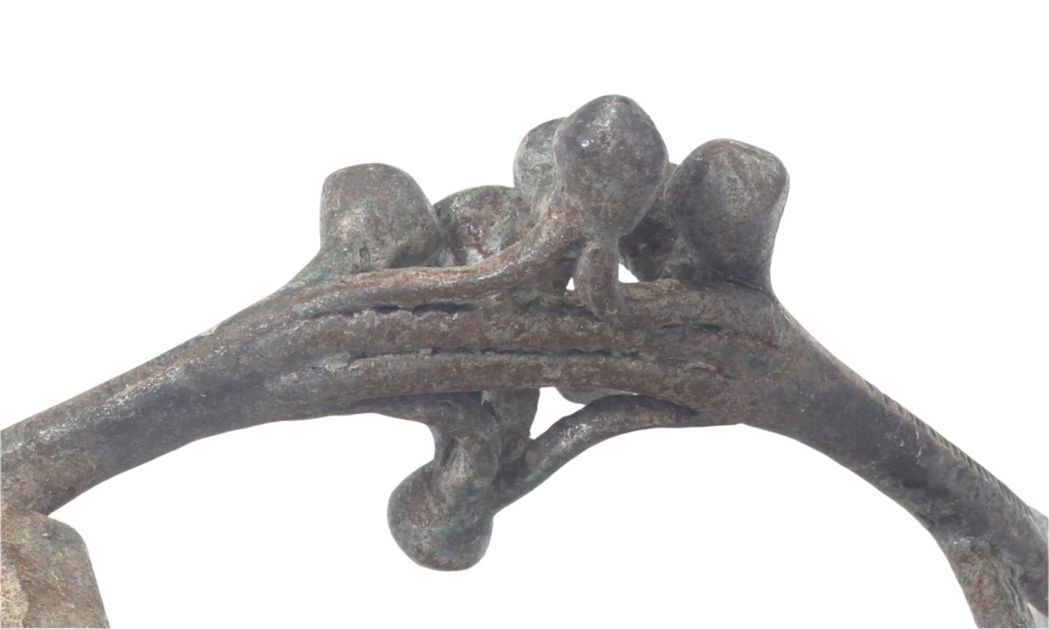 An African Ring Bit with Shaped Cheeks