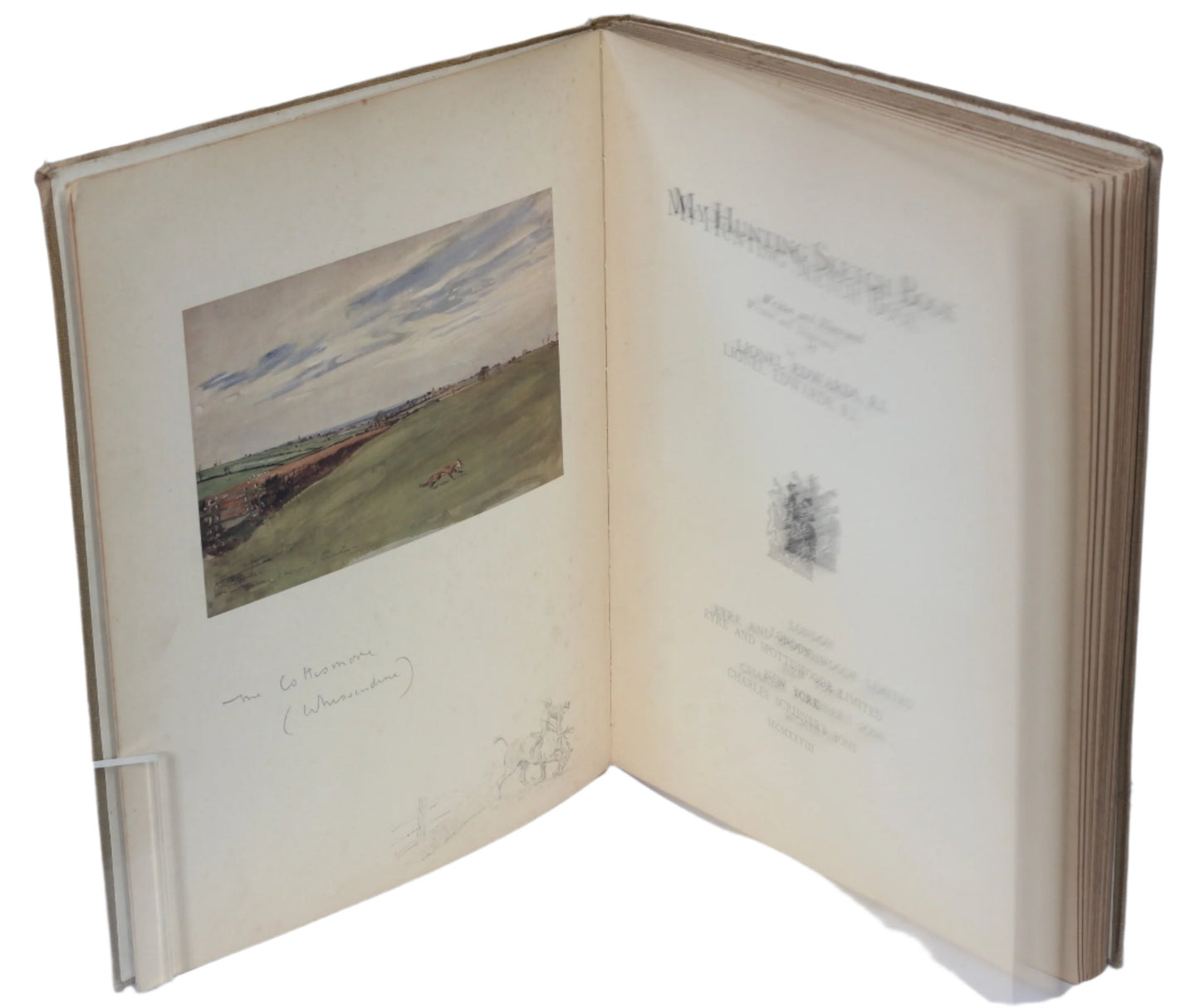 My Hunting Sketchbook by Lionel Edwards, 1928 Reprint