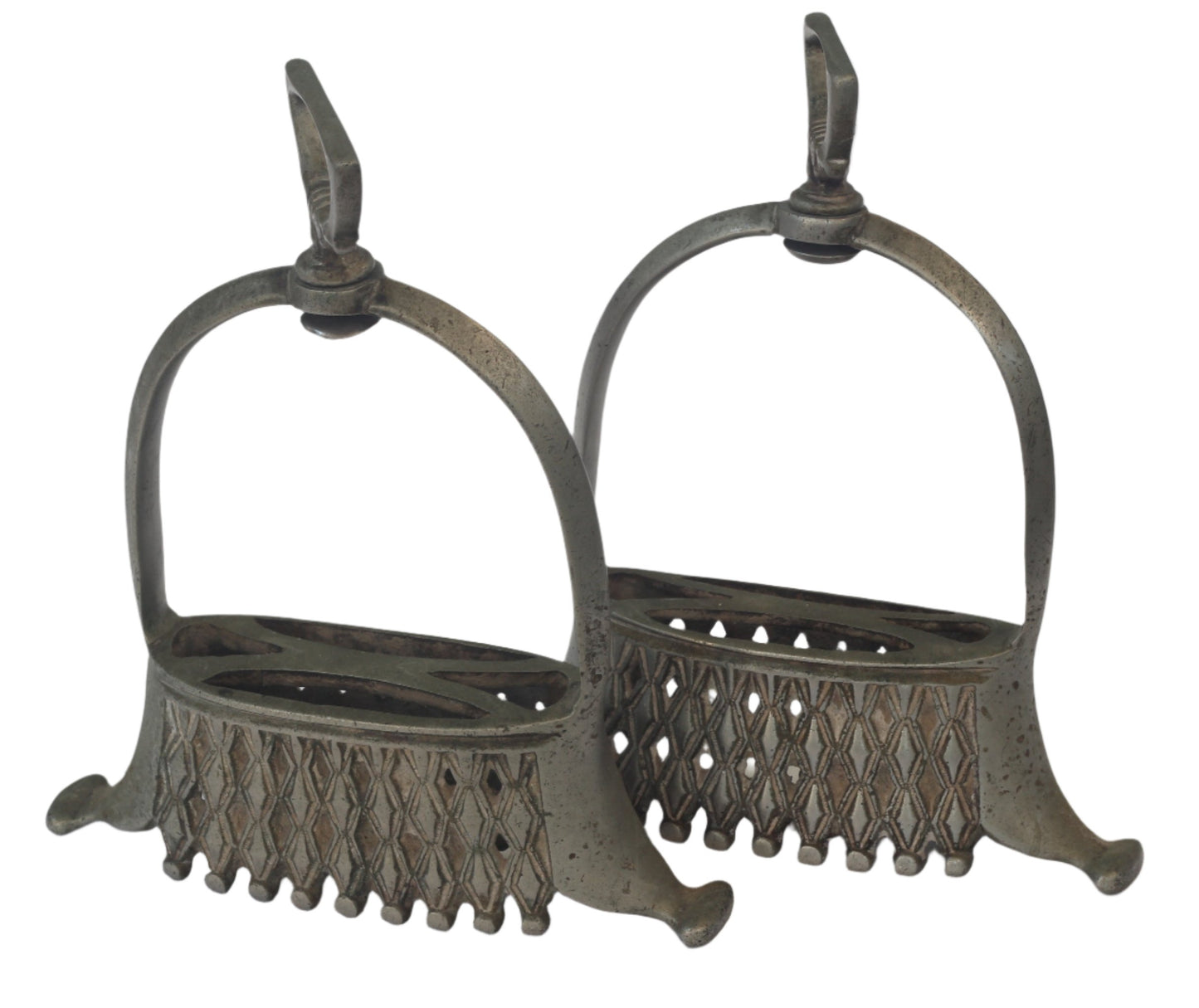 Pair of South American Stirrups - Estribos Braseros