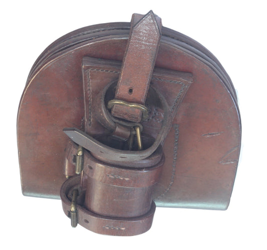 WWII British Military Spare Horseshoe Case with Sword Frog