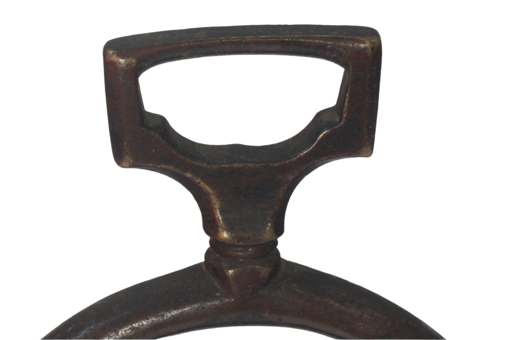 Small Round Bronze South American Stirrup