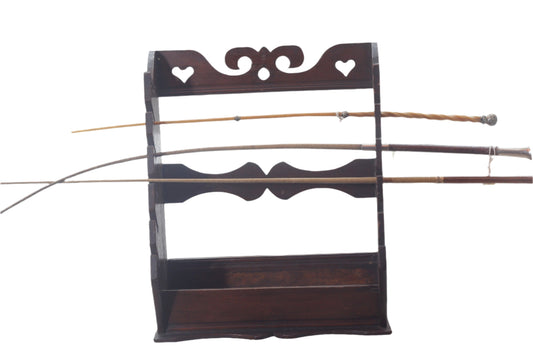 Mahogany Whip Rack for Sidesaddle Whips