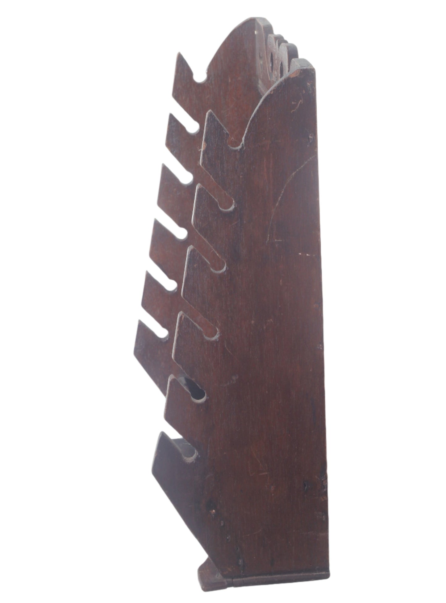 Mahogany Whip Rack for Sidesaddle Whips