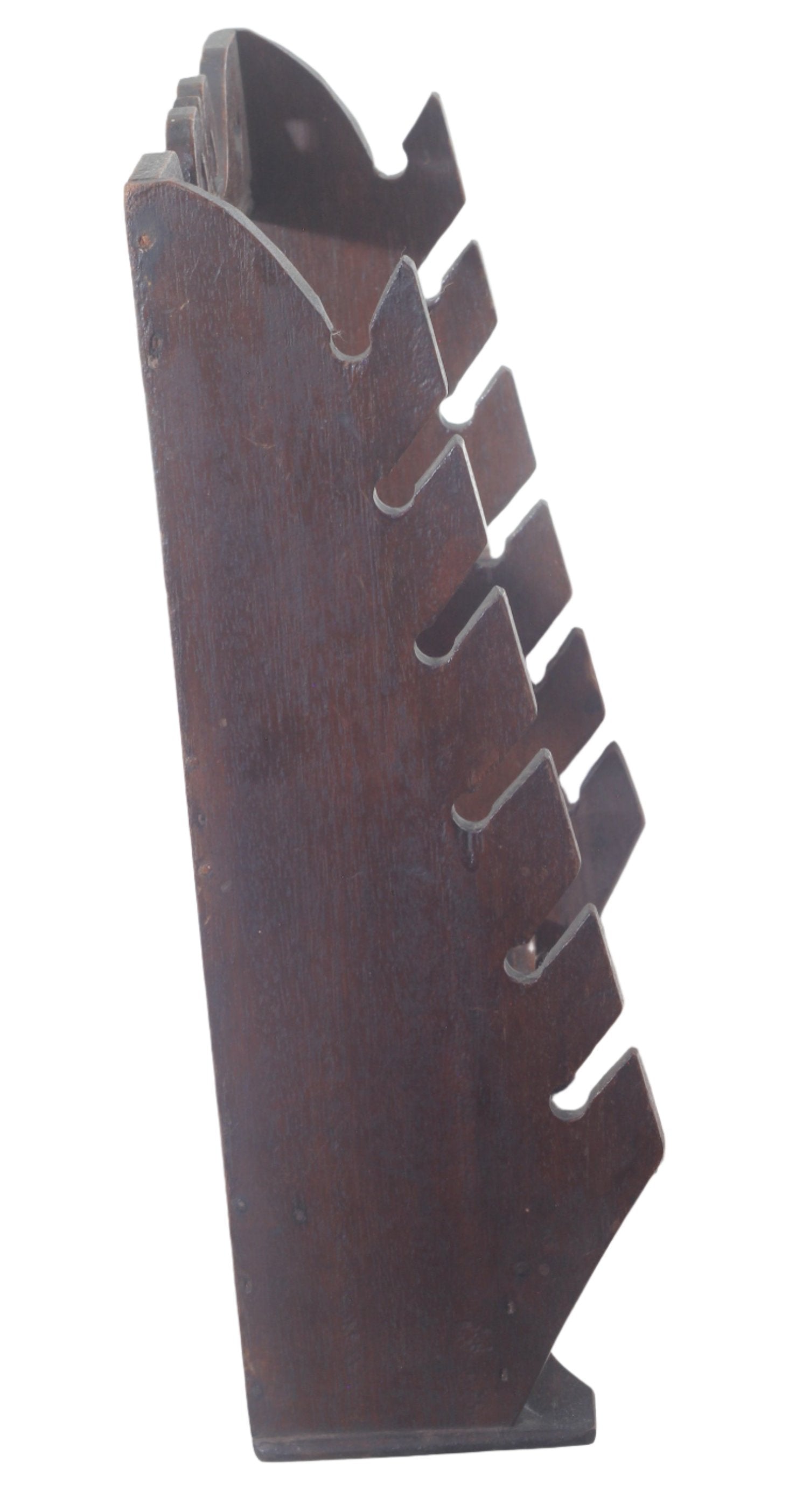 Mahogany Whip Rack for Sidesaddle Whips