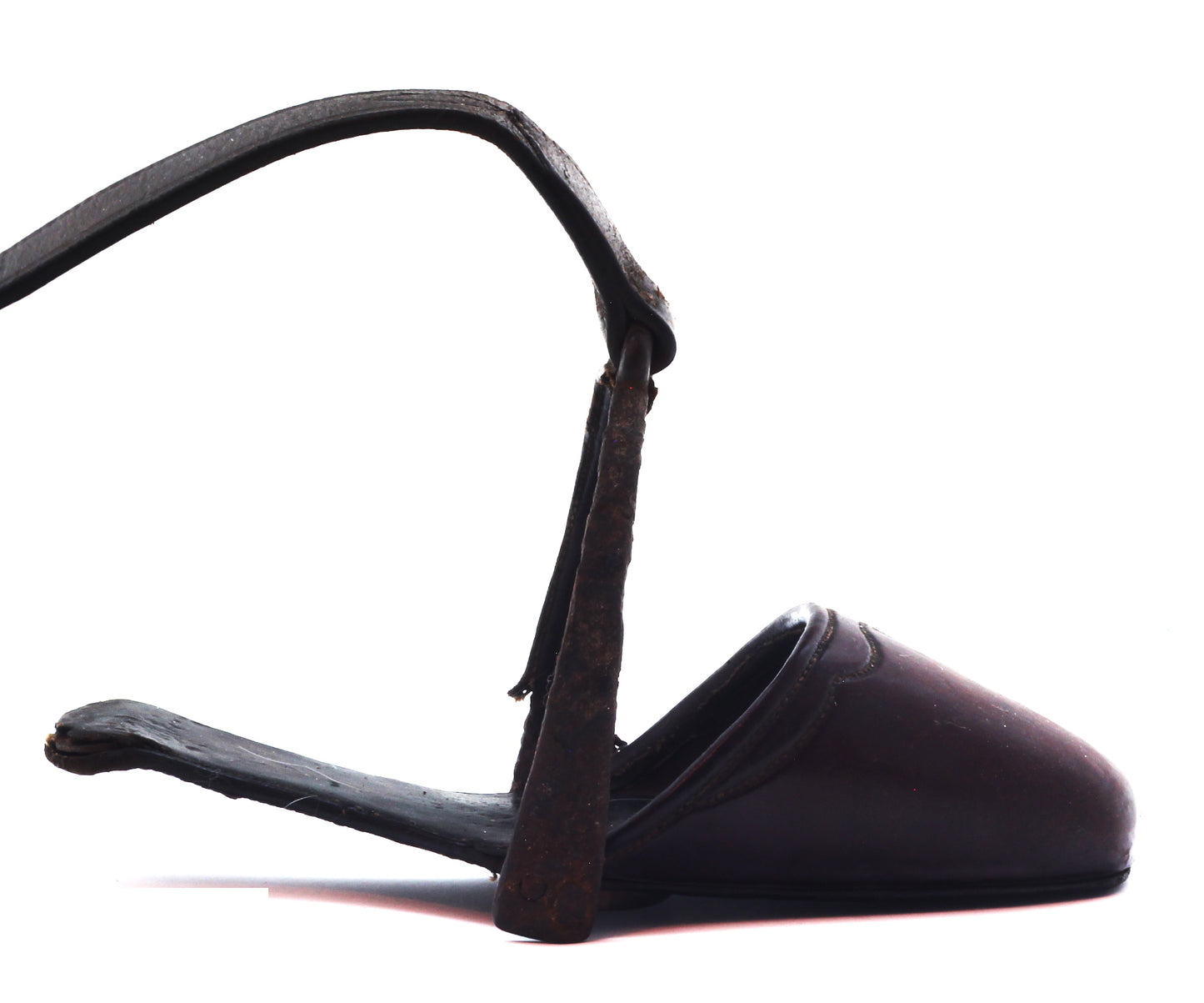 Leather slipper stirrup