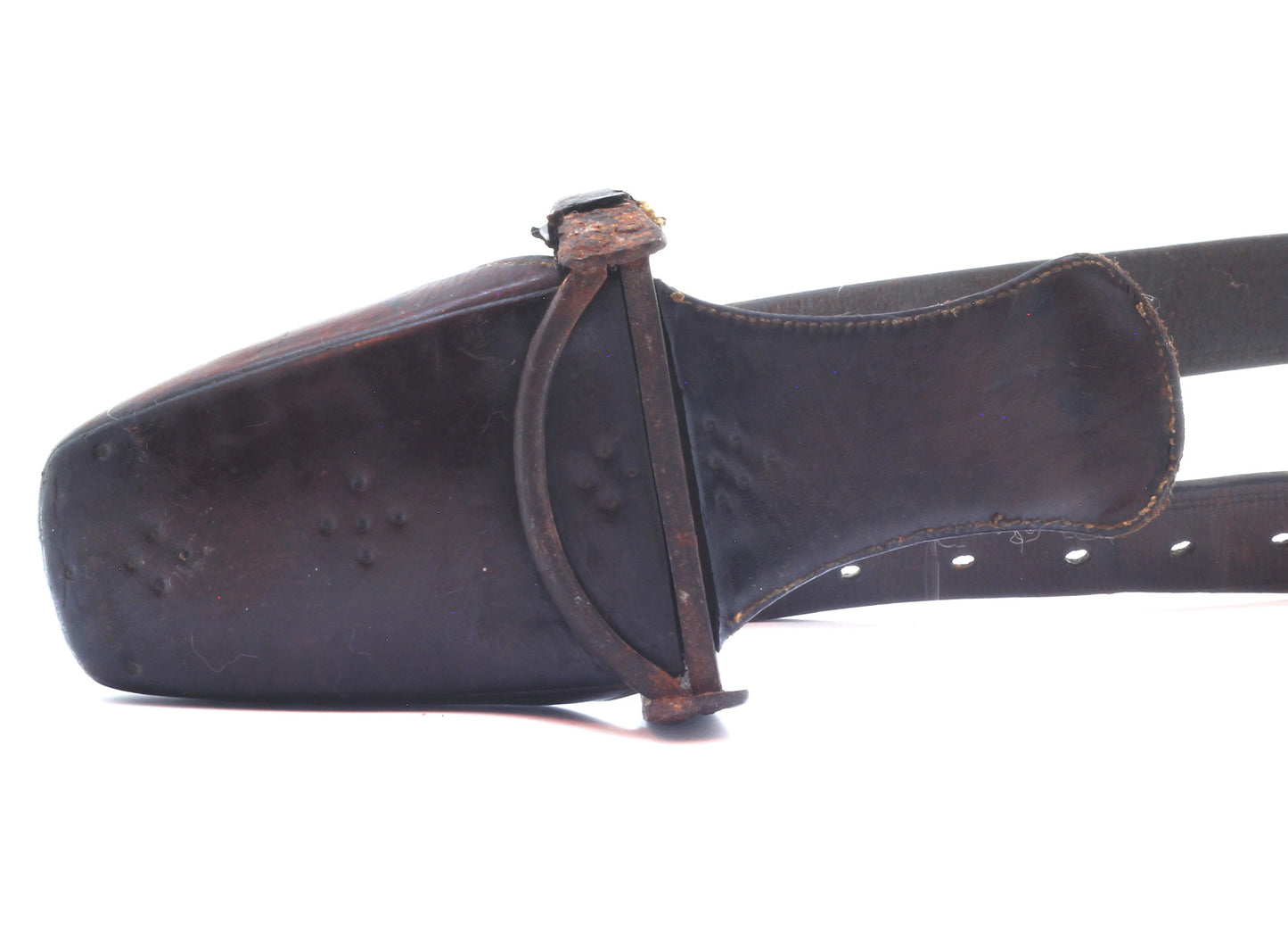 Leather slipper stirrup