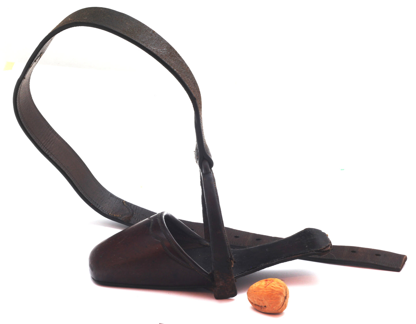 Leather slipper stirrup