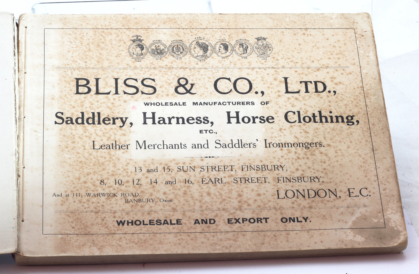 The "London" Illustrated Catalogue of Saddlery, Harness, Horse Clothing and Saddlers' Requisites