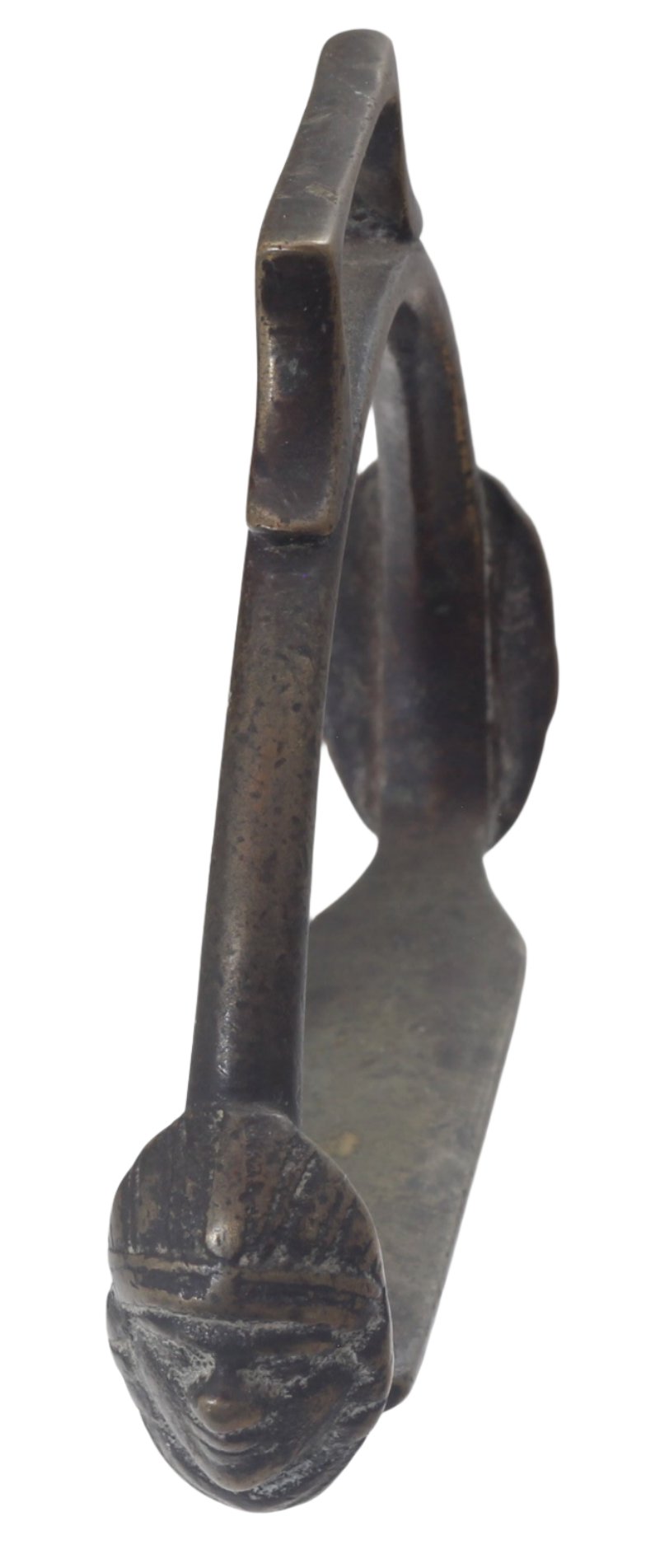 Small Brazilian  Stirrup with Warrior Masks