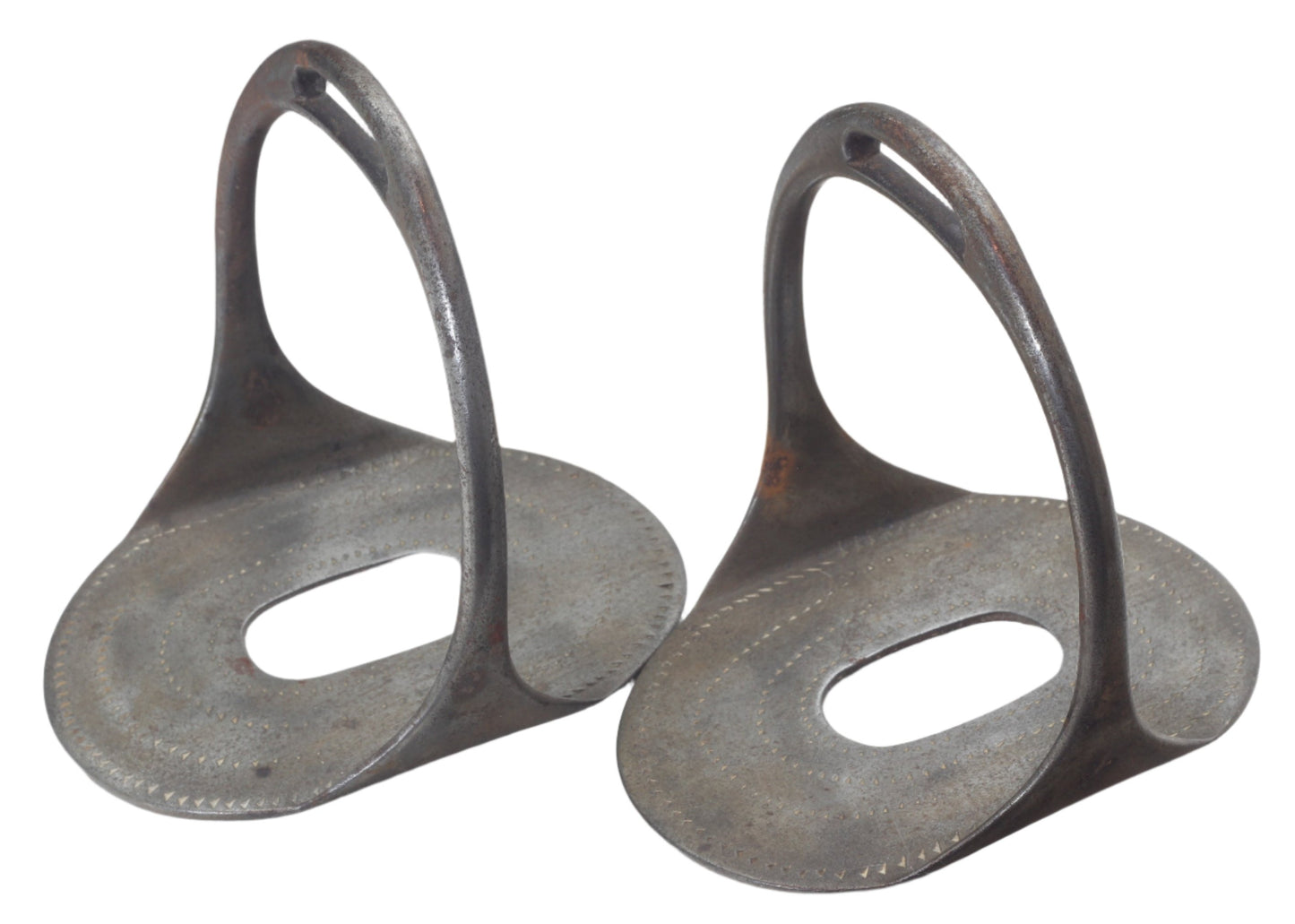 A Pair of Steel South American Stirrups