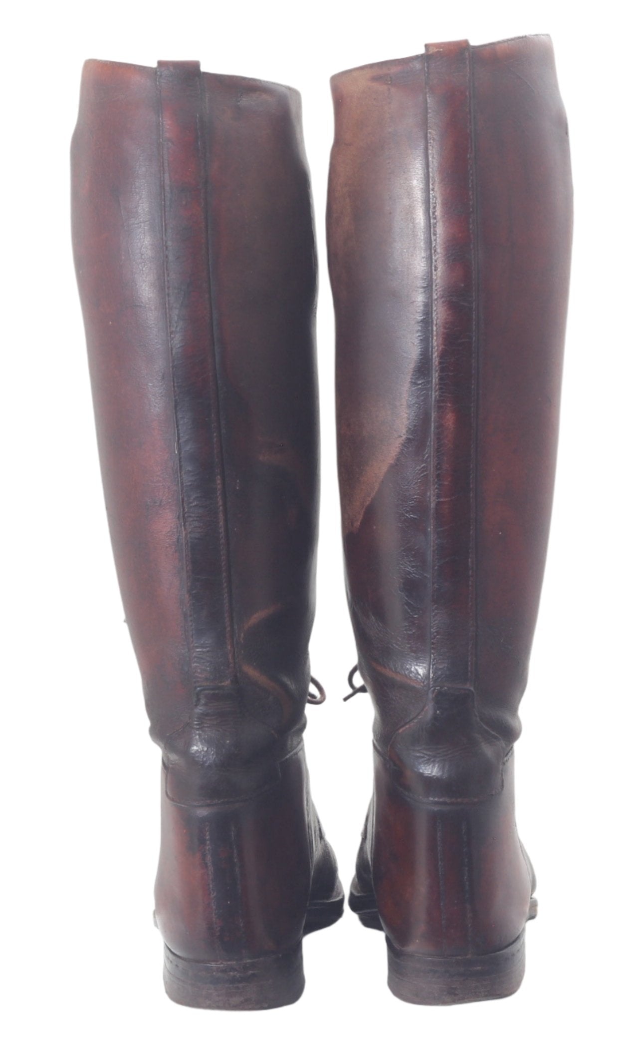 Antique Brown Leather Riding Boots