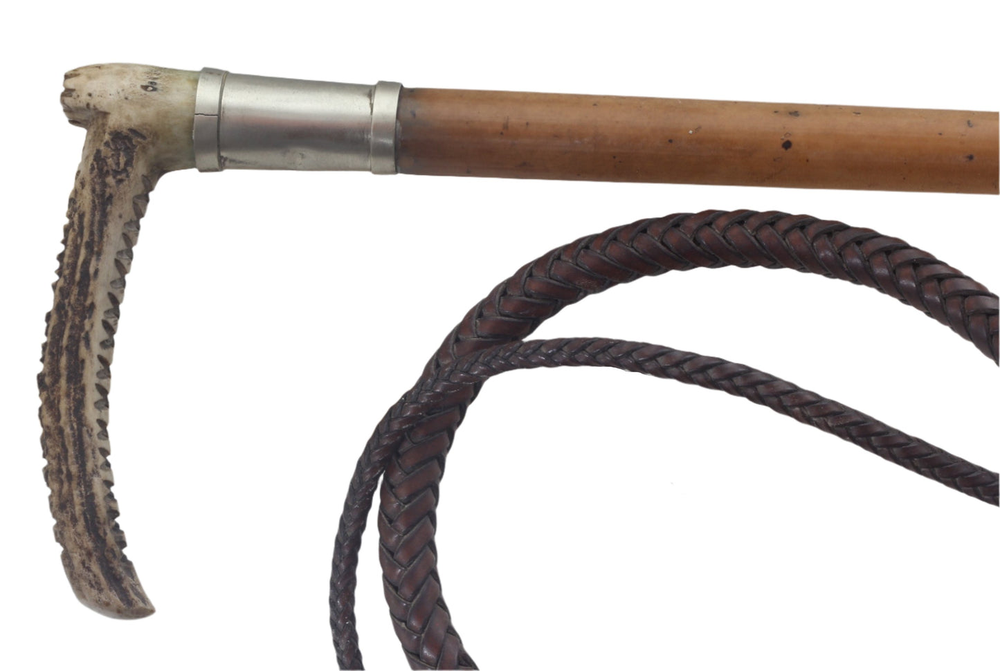 Vintage Gents Malacca Hunting Whip or Crop