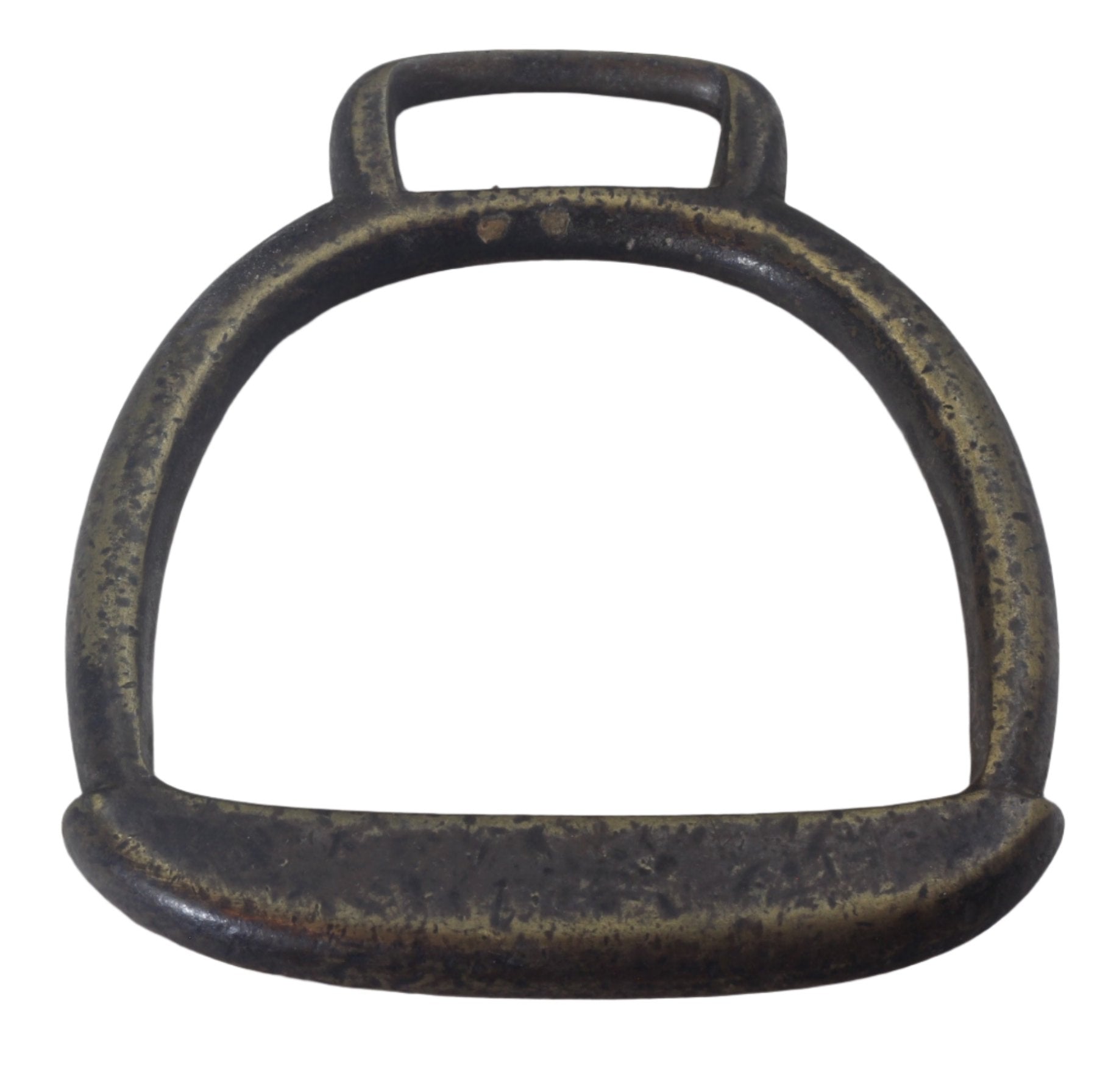 Small Heavy Bronze South American Stirrup