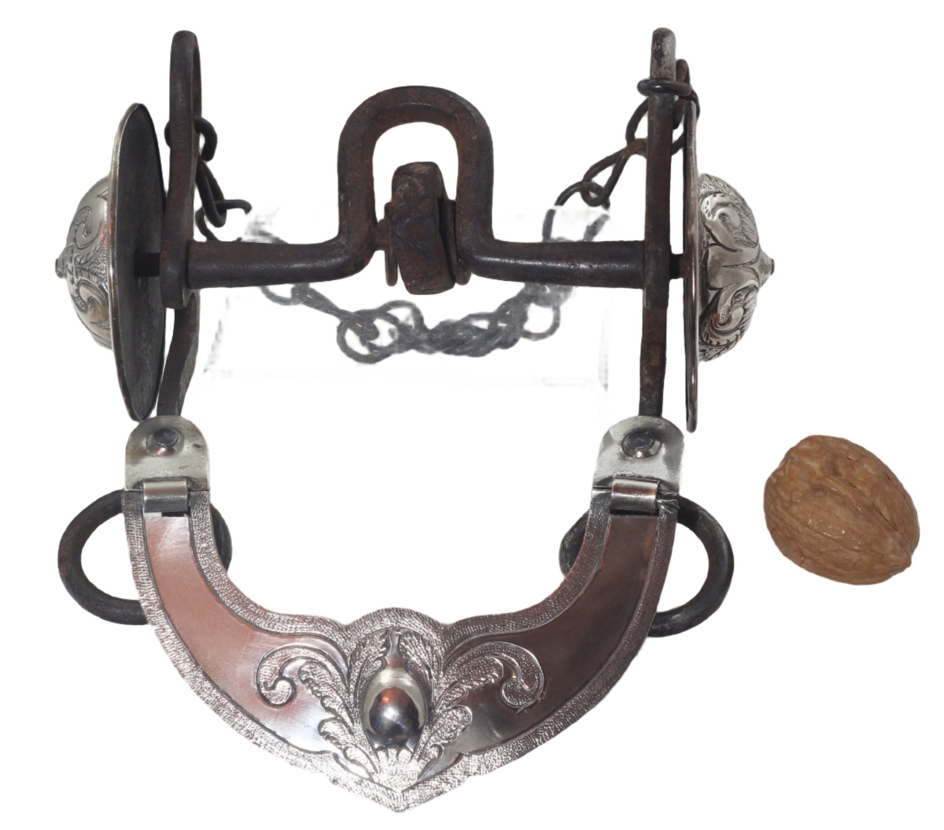 An Antique Argentine Gaucho  Bit  with Pontezuela 