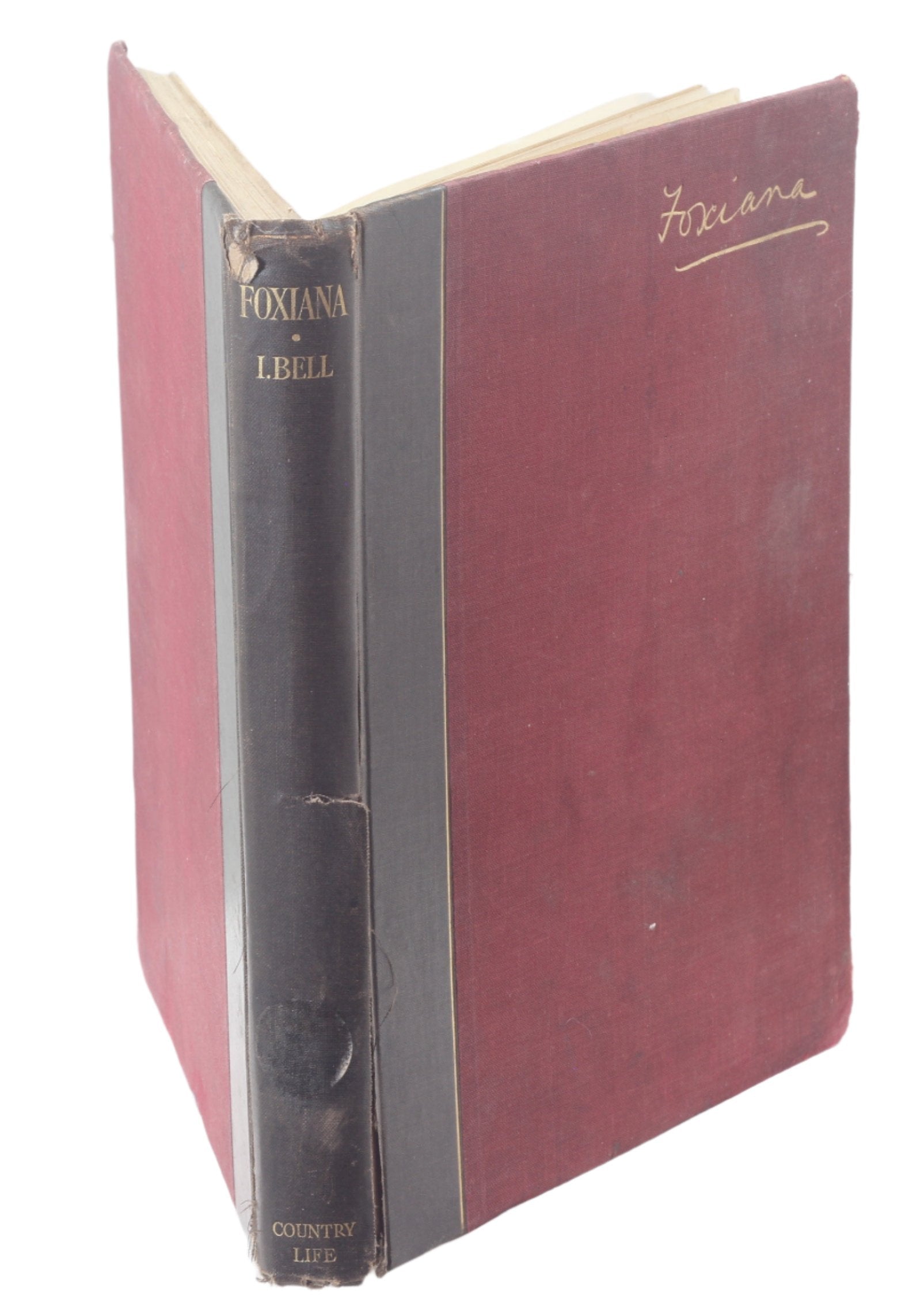 Foxiana by Isaac Bell MFH, Illus by G.D.Armour 1st Ed. 1929