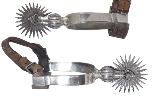 Pair of Large Antique Spurs from Peru