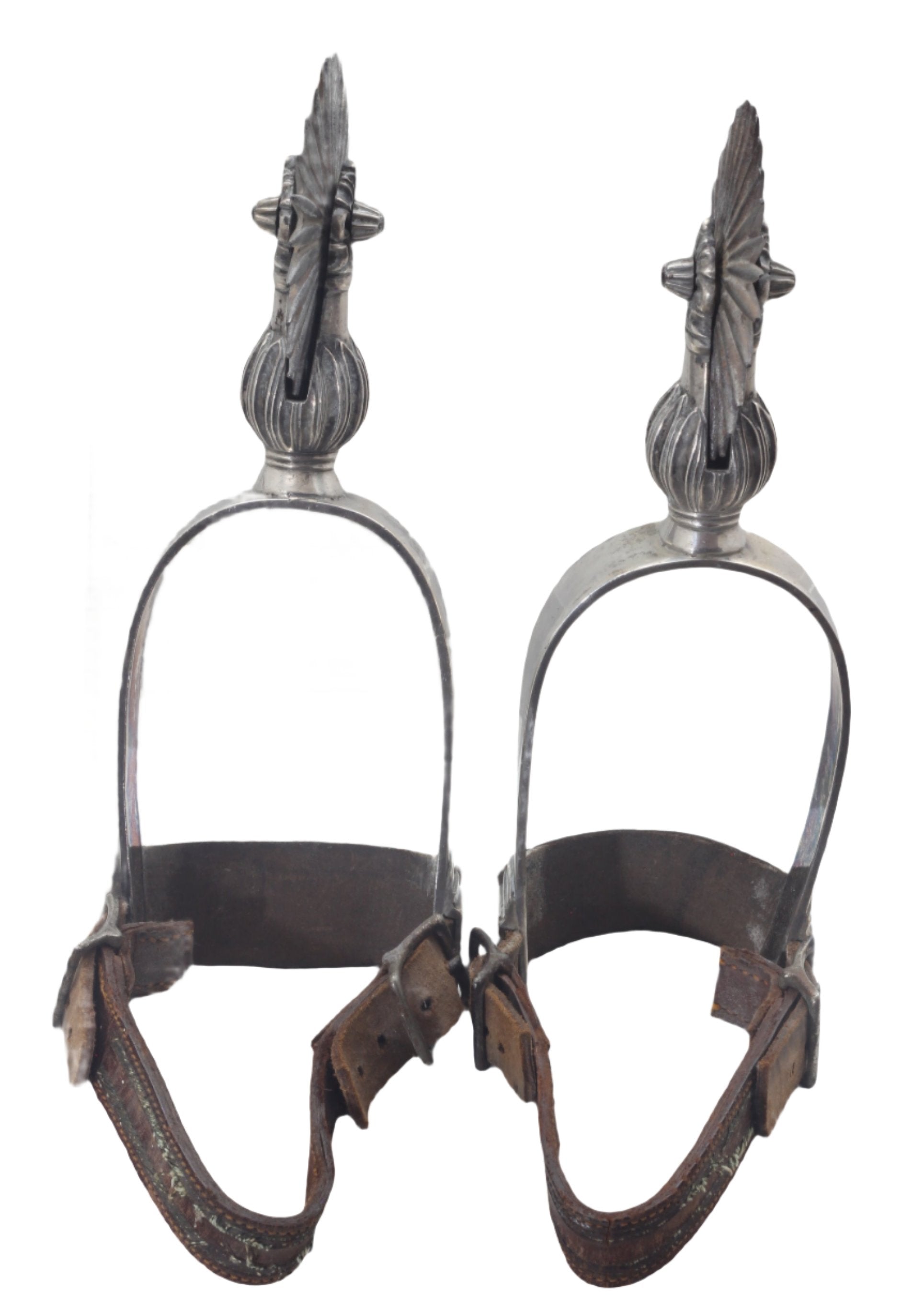 Pair of Large Antique Spurs from Peru