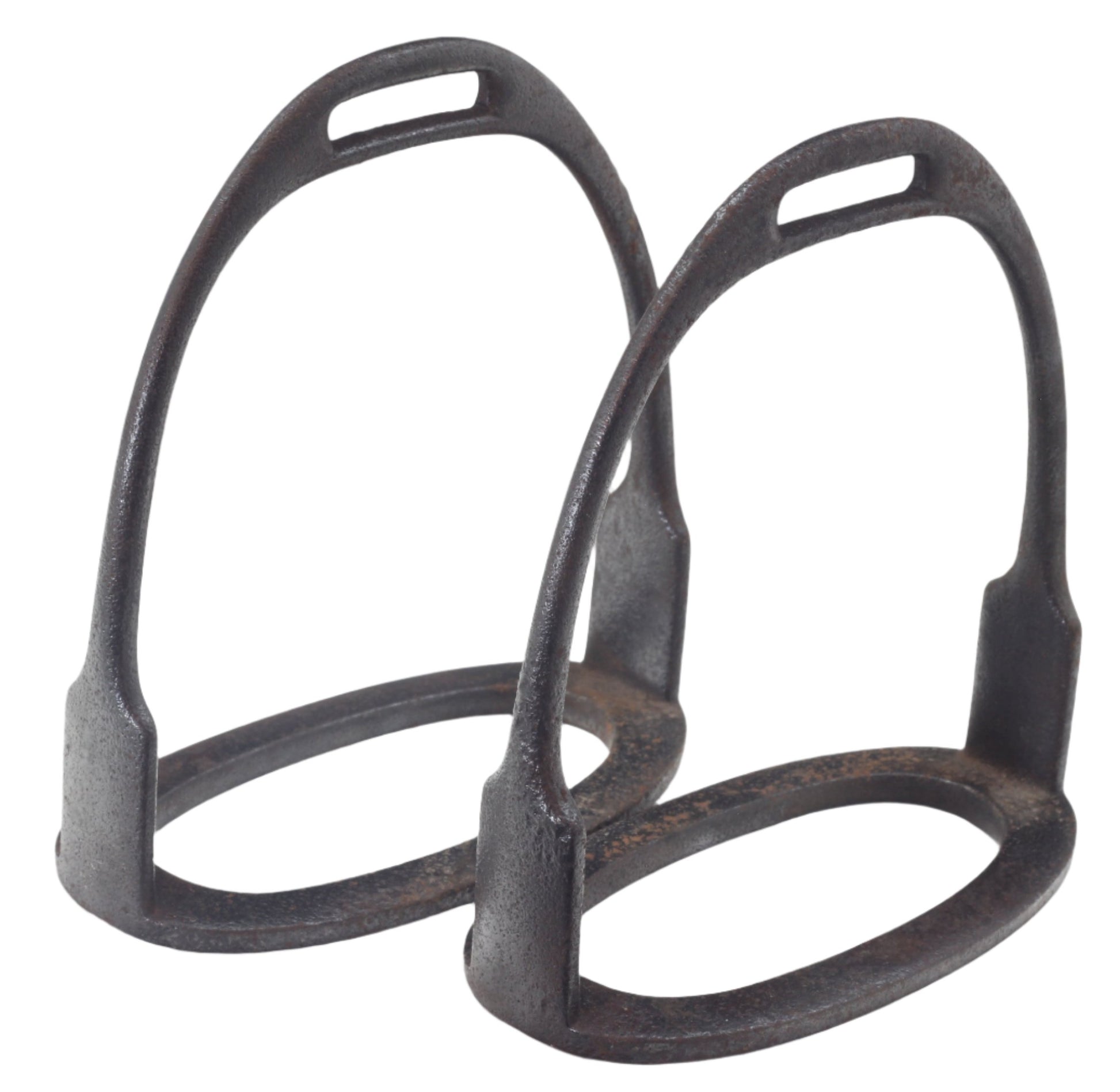 A Pair of Antique Steel Stirrups