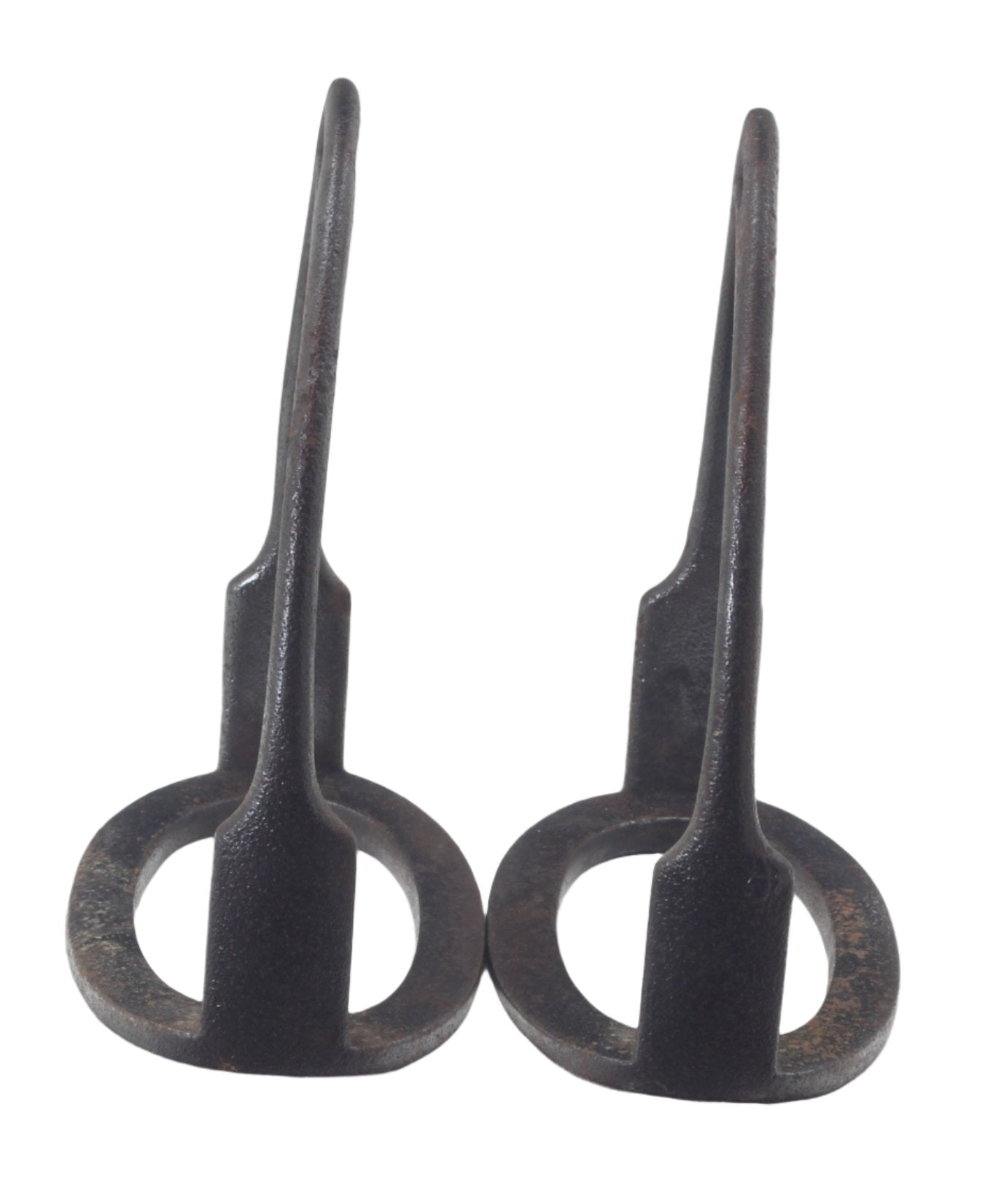 A Pair of Antique Steel Stirrups