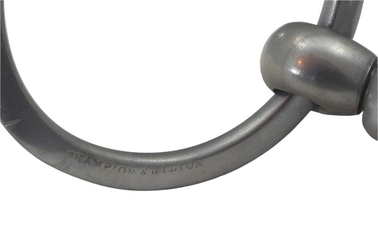 Large Jointed Champion & Wilton Snaffle Bit with Rollers