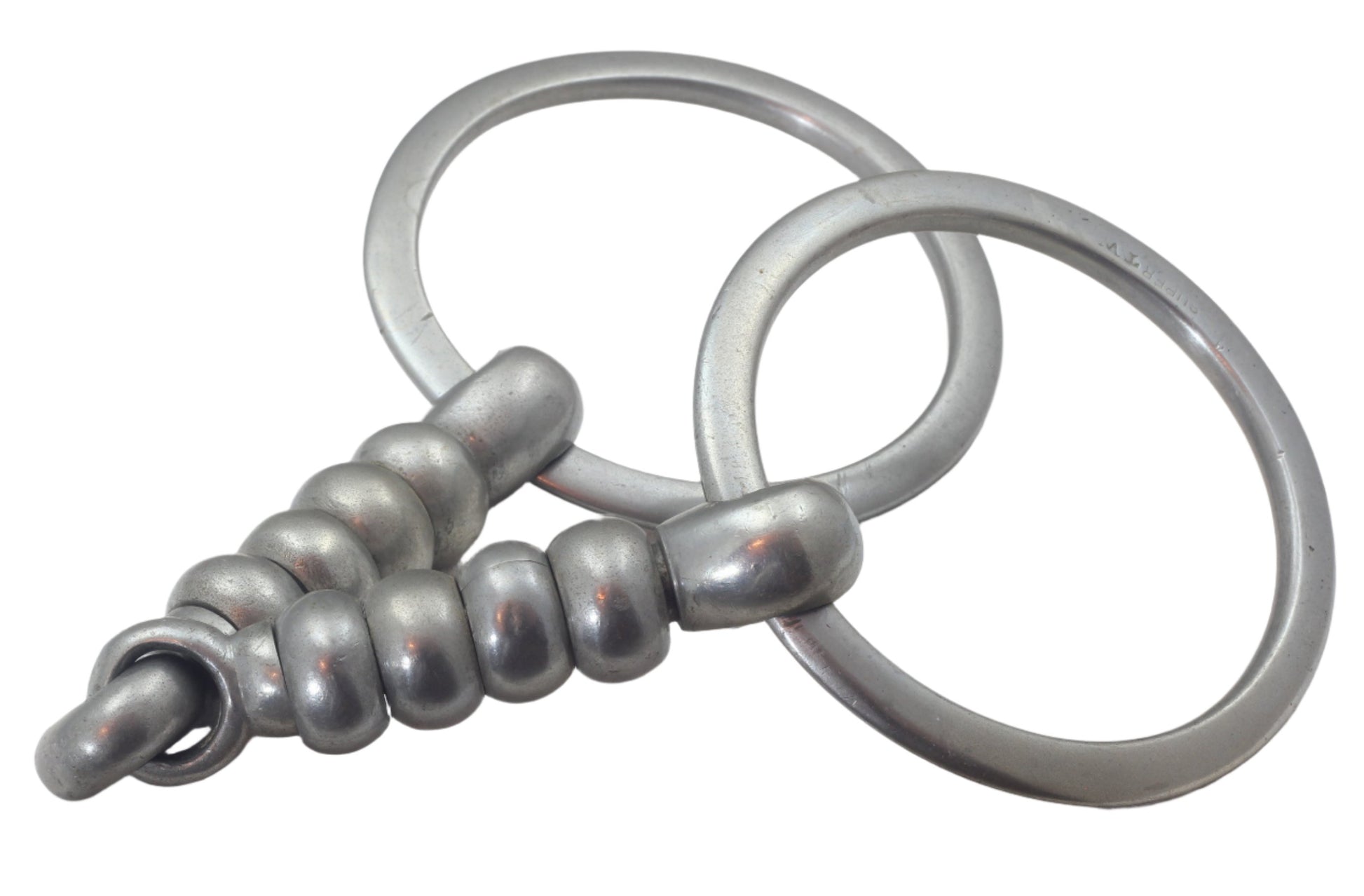 Large Jointed Champion & Wilton Snaffle Bit with Rollers