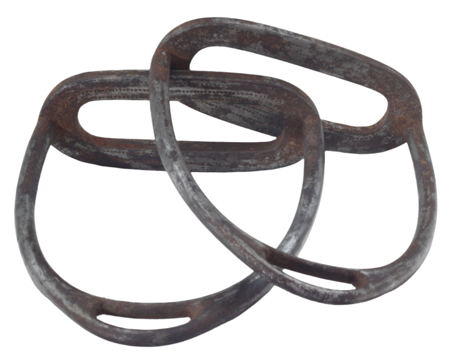 A Pair of Antique Steel Stirrups by Turk