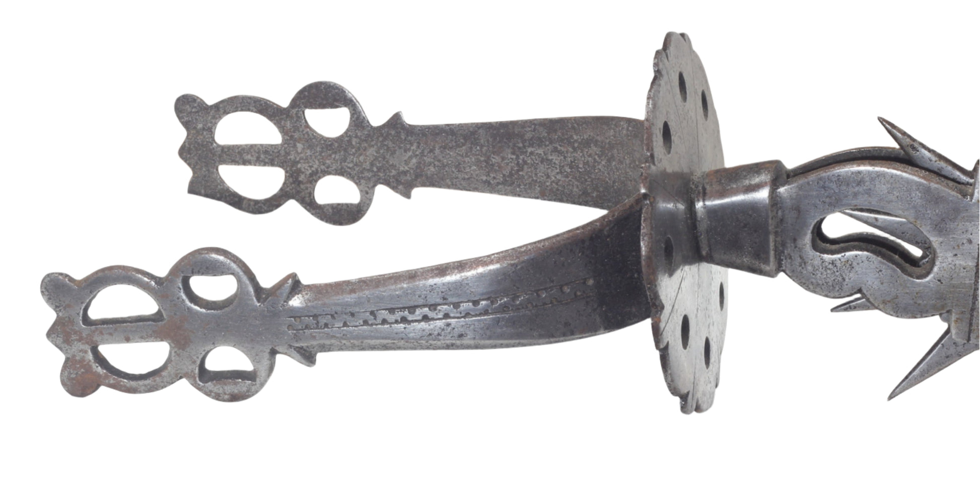 Single Antique Latin American Spur