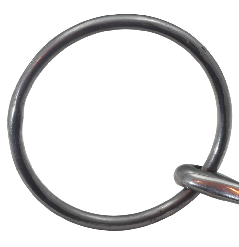 An Eldonian Jointed Loose Ring Snaffle or Overcheck Bit