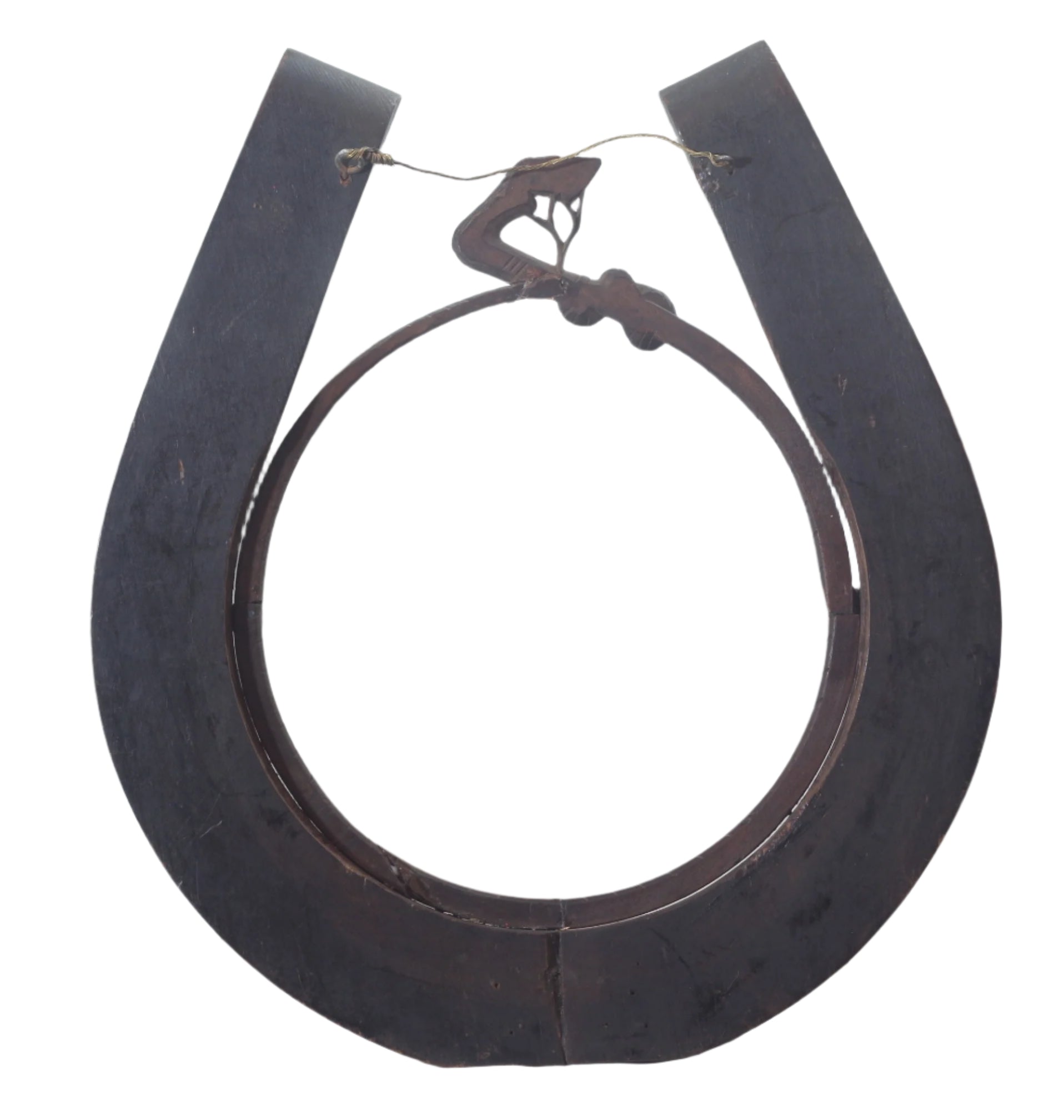 Antique Horseshoe Whip or Coat Rack