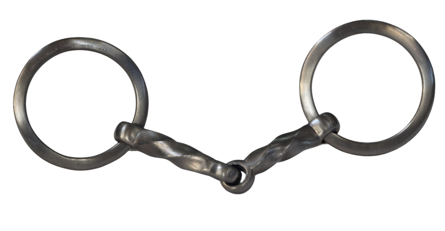 A Hand Forged Super Stainless Steel Twisted Snaffle 5½"