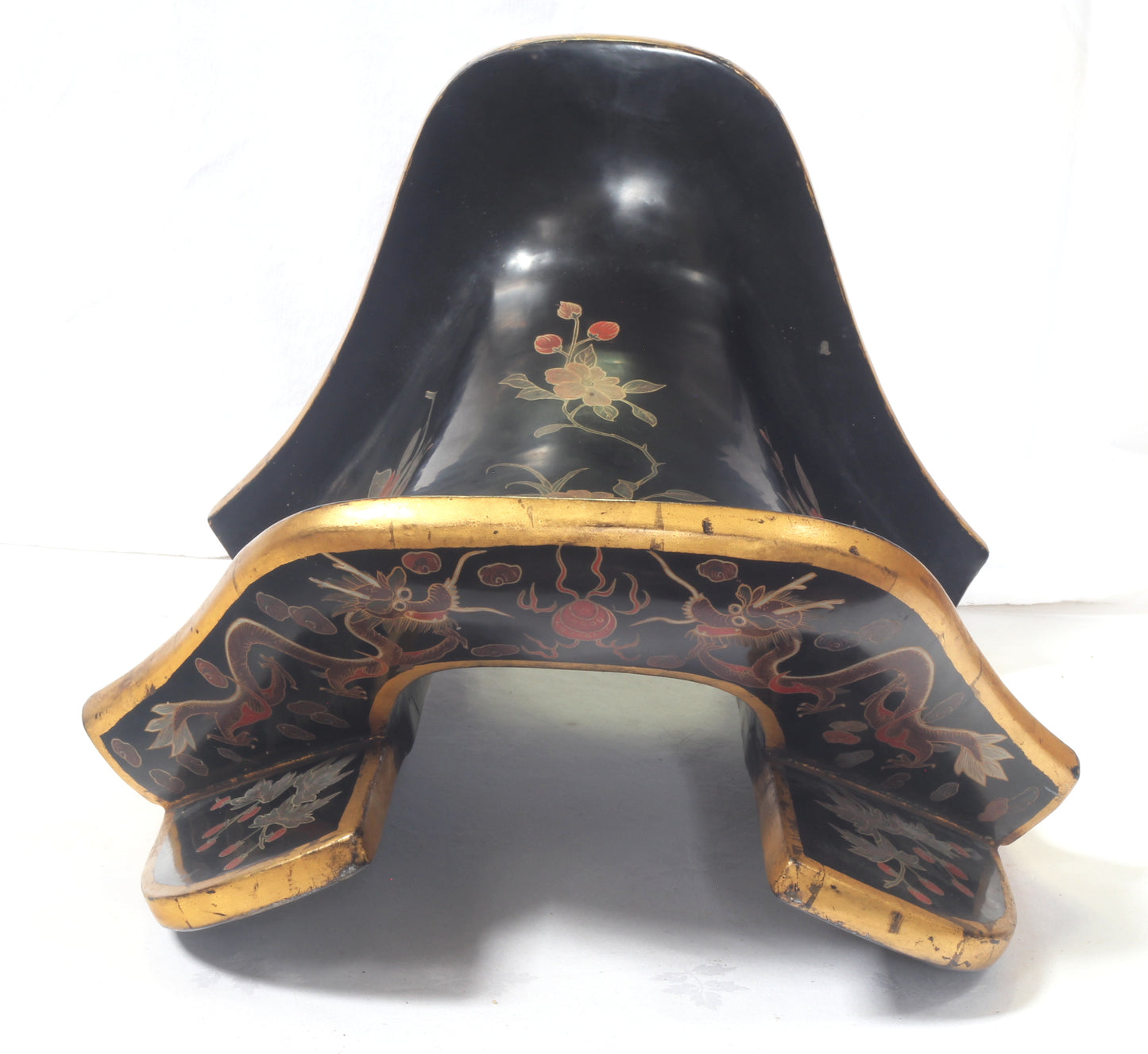 An early 20th Century Chinese lacquered saddle