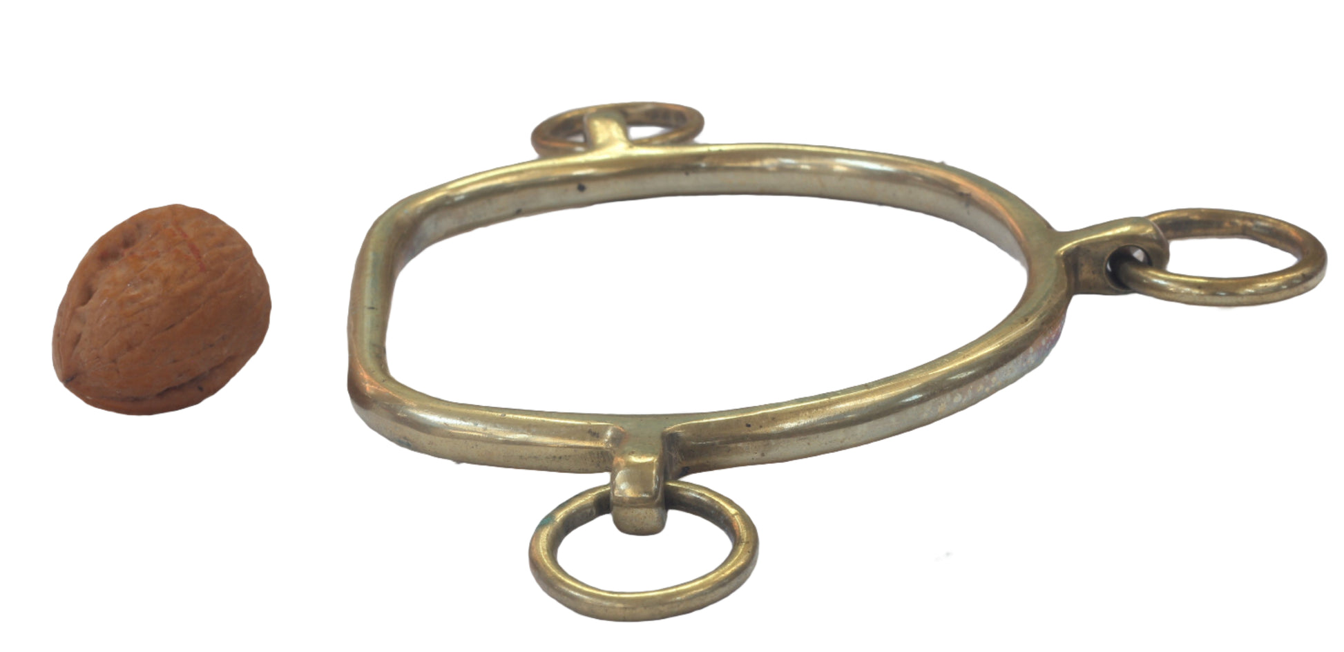 A Brass Chifney In-Hand Bit