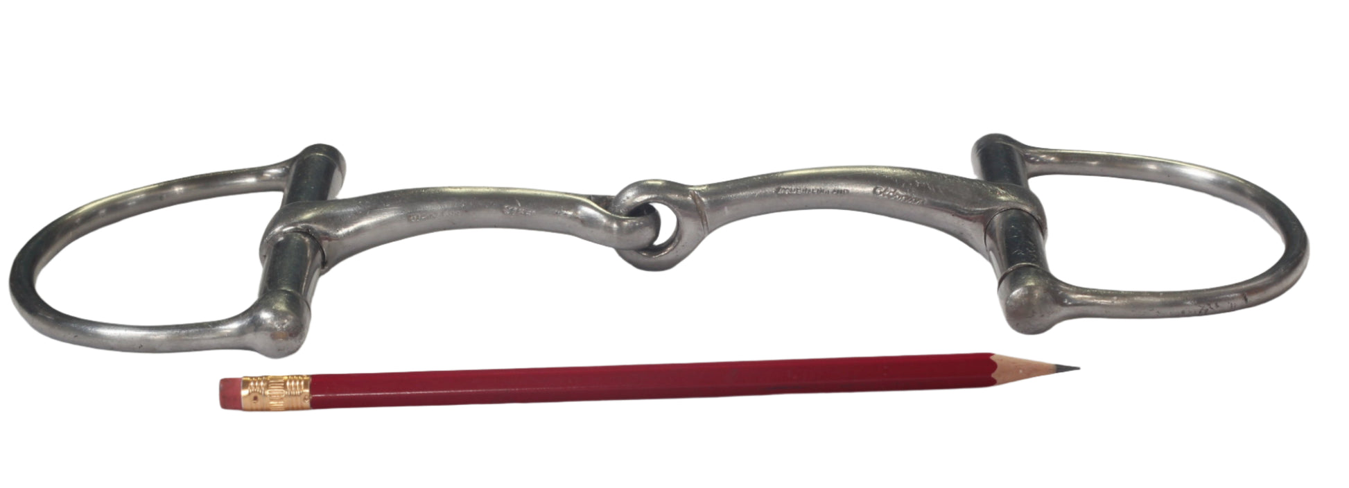 An Eldonian Jointed D Ring Racing Snaffle