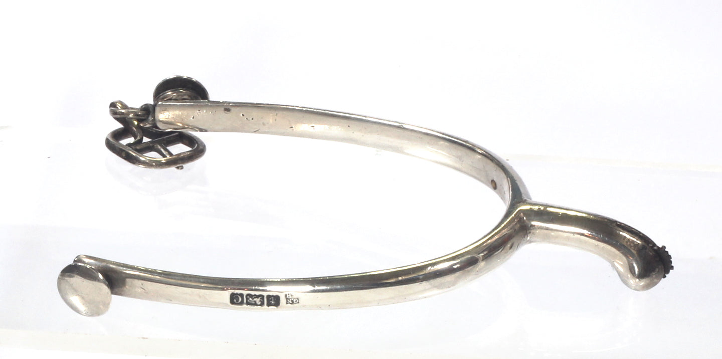 Pair of 1927 Hallmarked Silver Riding / Hunting Spurs