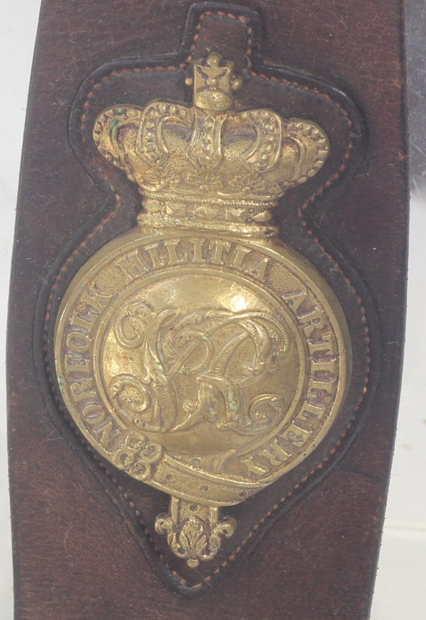 Victorian Military Horse Crupper, Norfolk Militia Artillery - Cav084