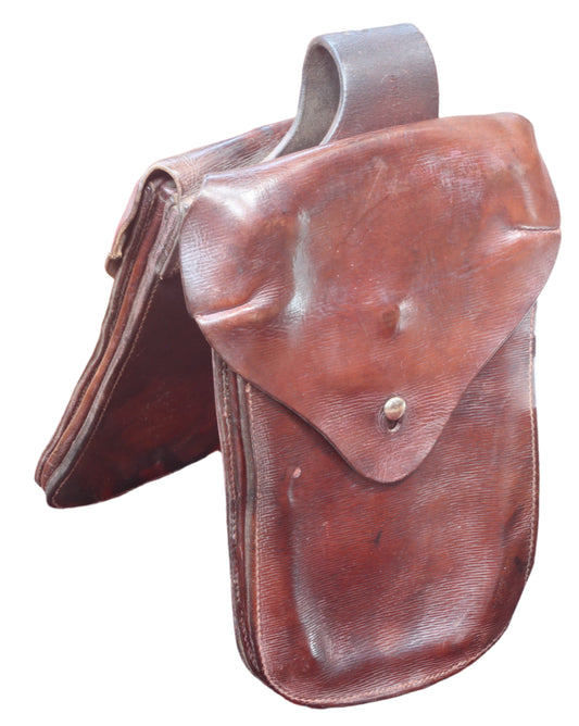 WW1 Leather Cavalry Saddle Wallets