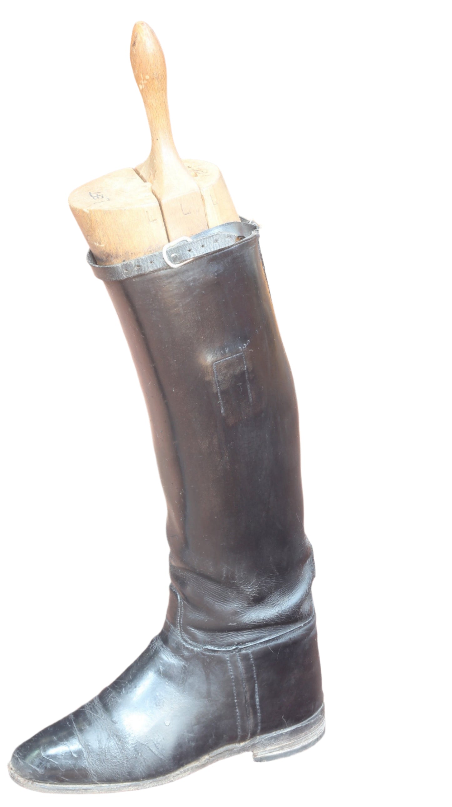Vintage Ladies Leather Riding Boots and Trees