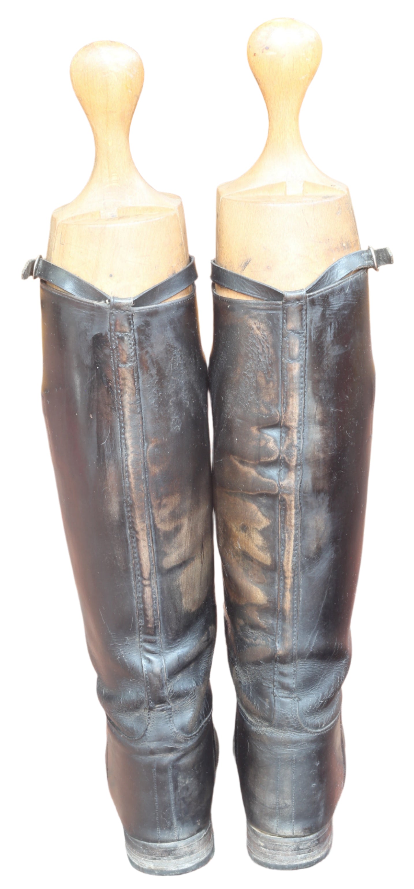 Vintage Ladies Leather Riding Boots and Trees