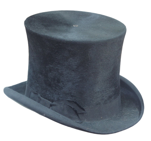 Vintage Small Dunlap & Co Silk Top Hat Size 6⅜
