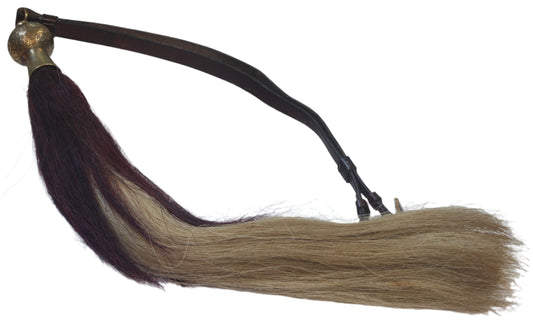 Horsehair Cavalry throat plume or beard with shamrocks