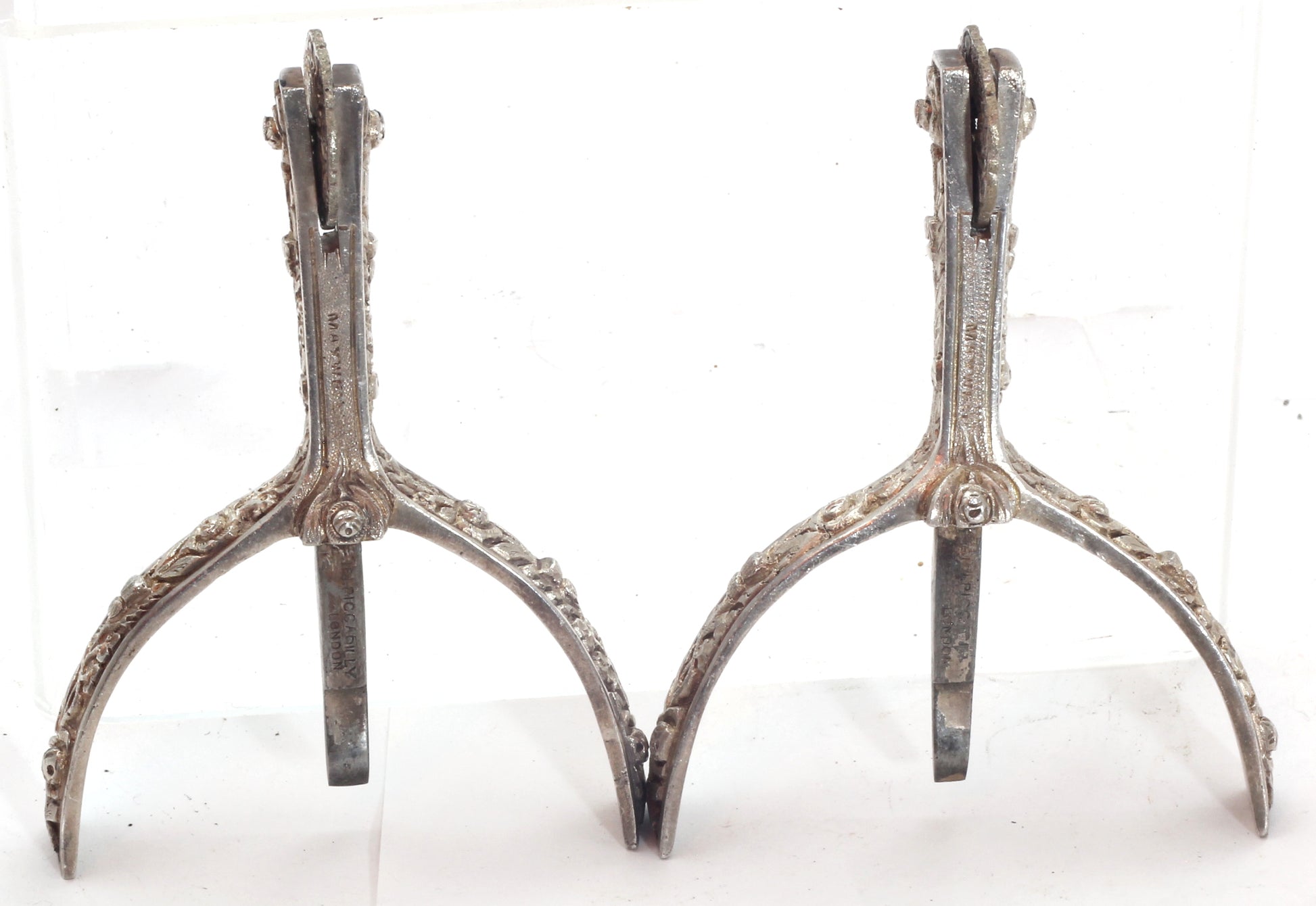 Pair of Decorated Dress Spurs by Maxwell of Piccadilly